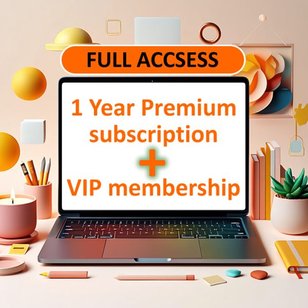 1 Year Premium subscription & VIP membership