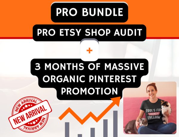 Etsy Shop Audit PLUS 3 Months Of Massive Organic Pinterest Promotion